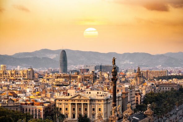 Foto aérea de Barcelona