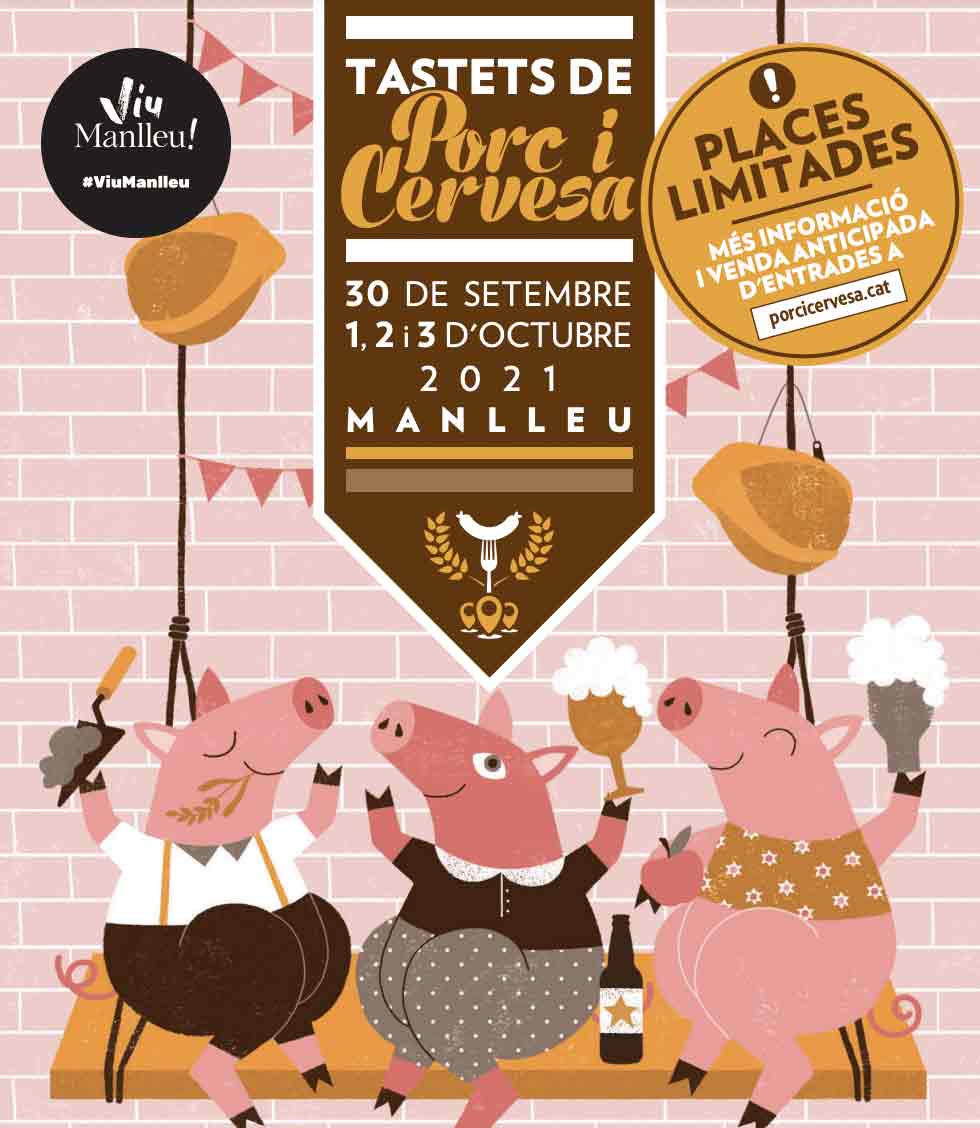 Cerdo y Cerveza, Feria gastronómica en Manlleu