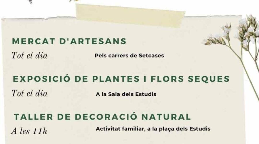 Feria Mercado de Hierbas y Productos Naturales en Setcases