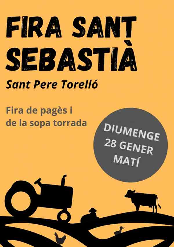 Feria de San Sebastían en Sant Pere de Torelló