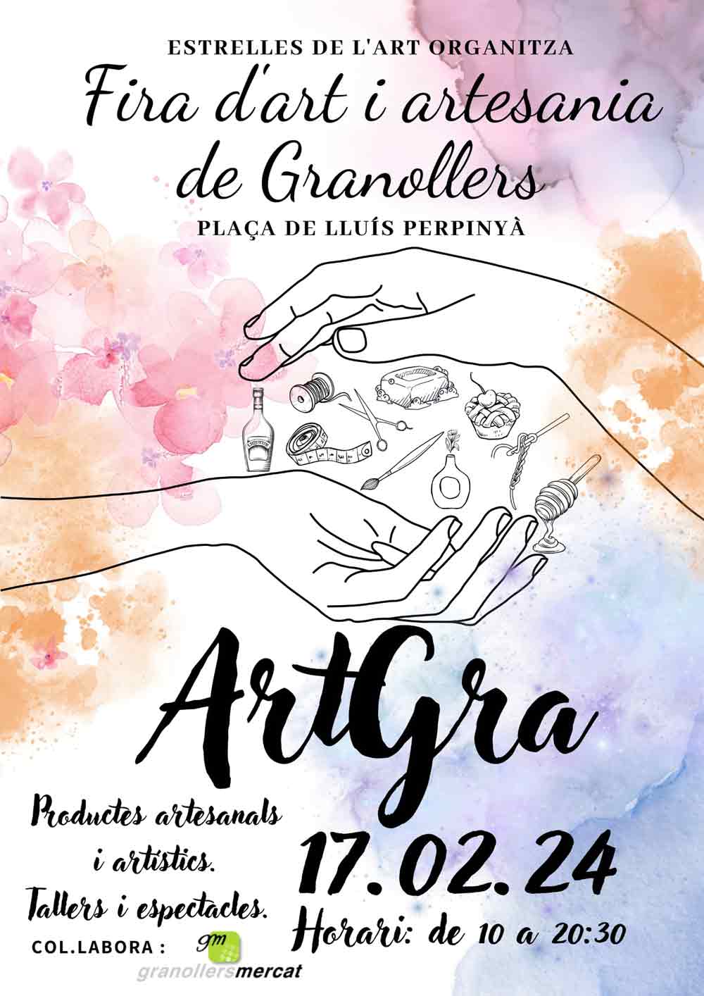 Feria de arte y artesanía Artgra, en Granollers