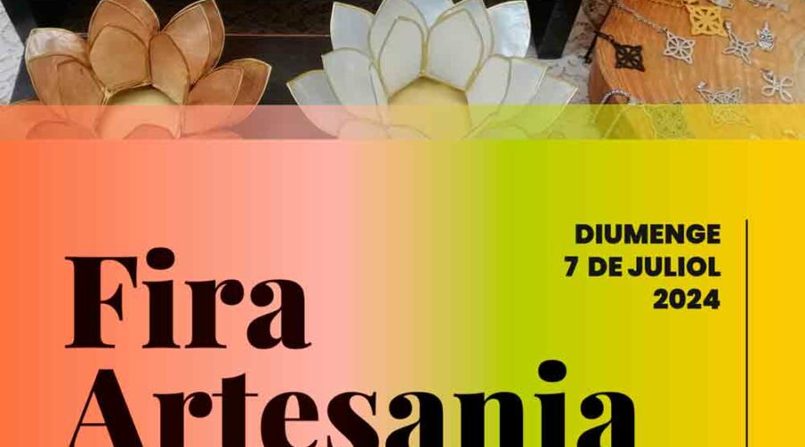 Feria de artesanía en Arenys de Mar