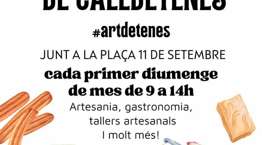 Feria de artesanía en Calldetenes