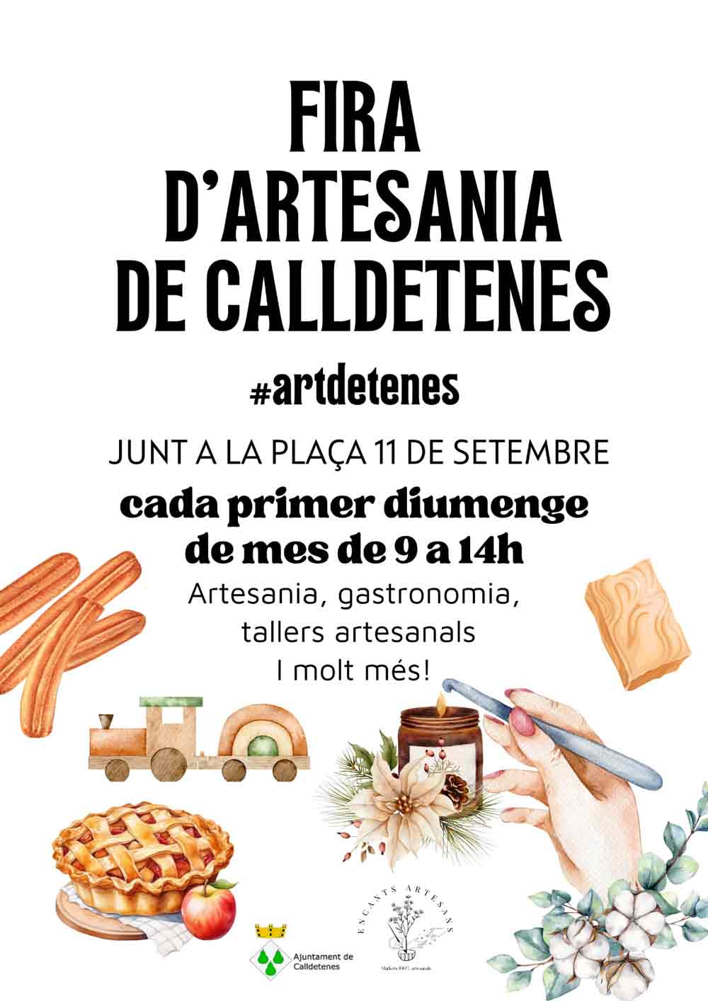 Feria de artesanía en Calldetenes