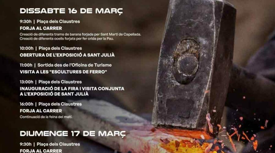 Feria de forjadores y artistas del hierro en Besalú