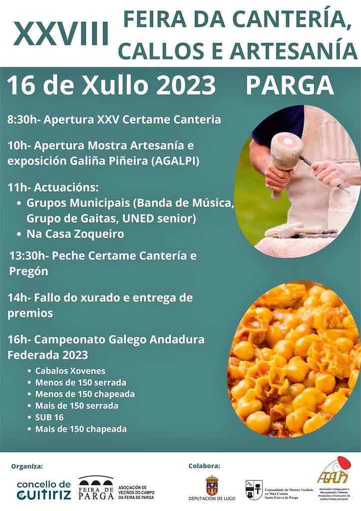 Feria de la cantería, callos y artesanía de Guitiriz