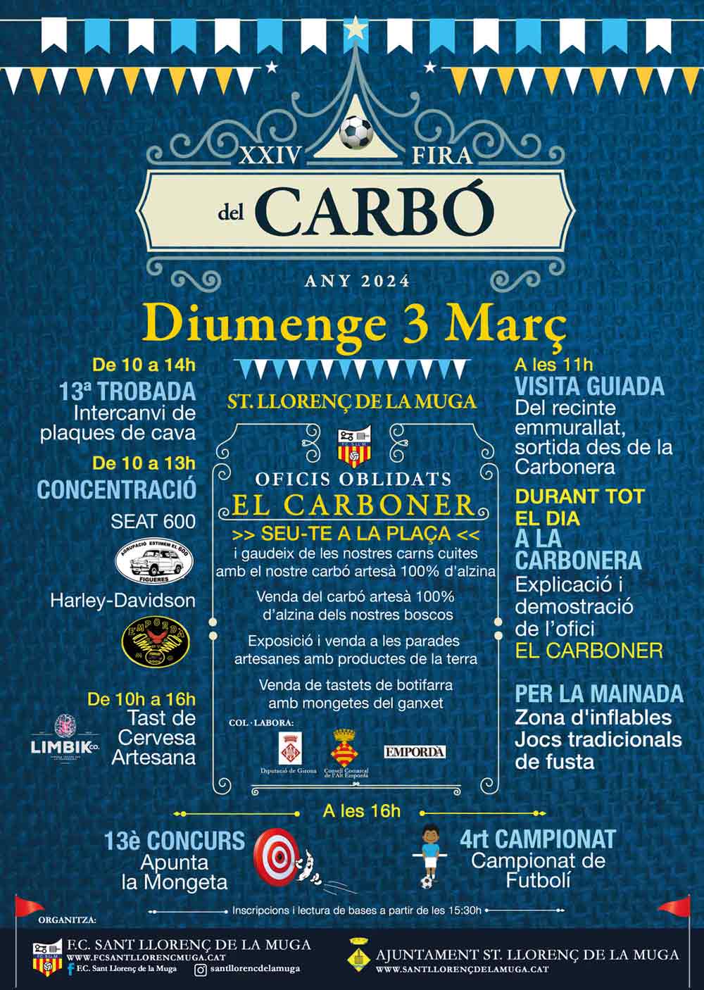 Feria del carbón y los oficios en Sant Llorenç de la Muga