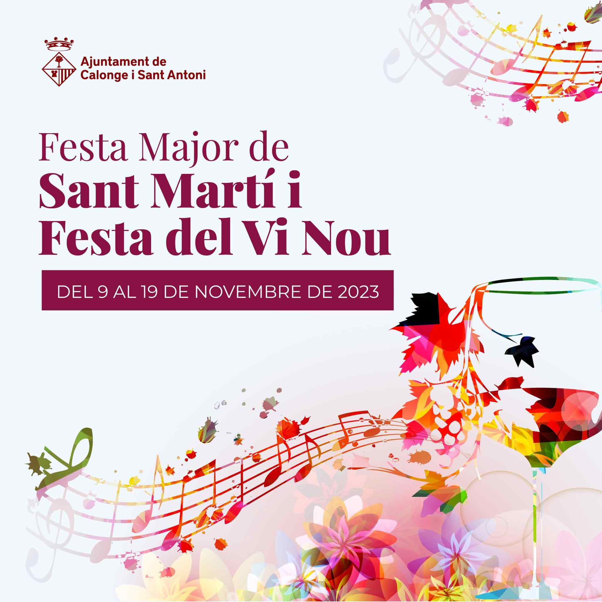 Fiesta mayor de Sant Martí y fiesta del vino nuevo en Calonge i Sant Antoni