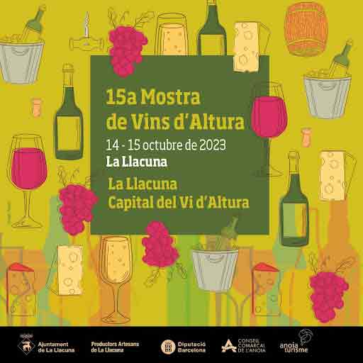 Muestra de vinos de altura en La Llacuna