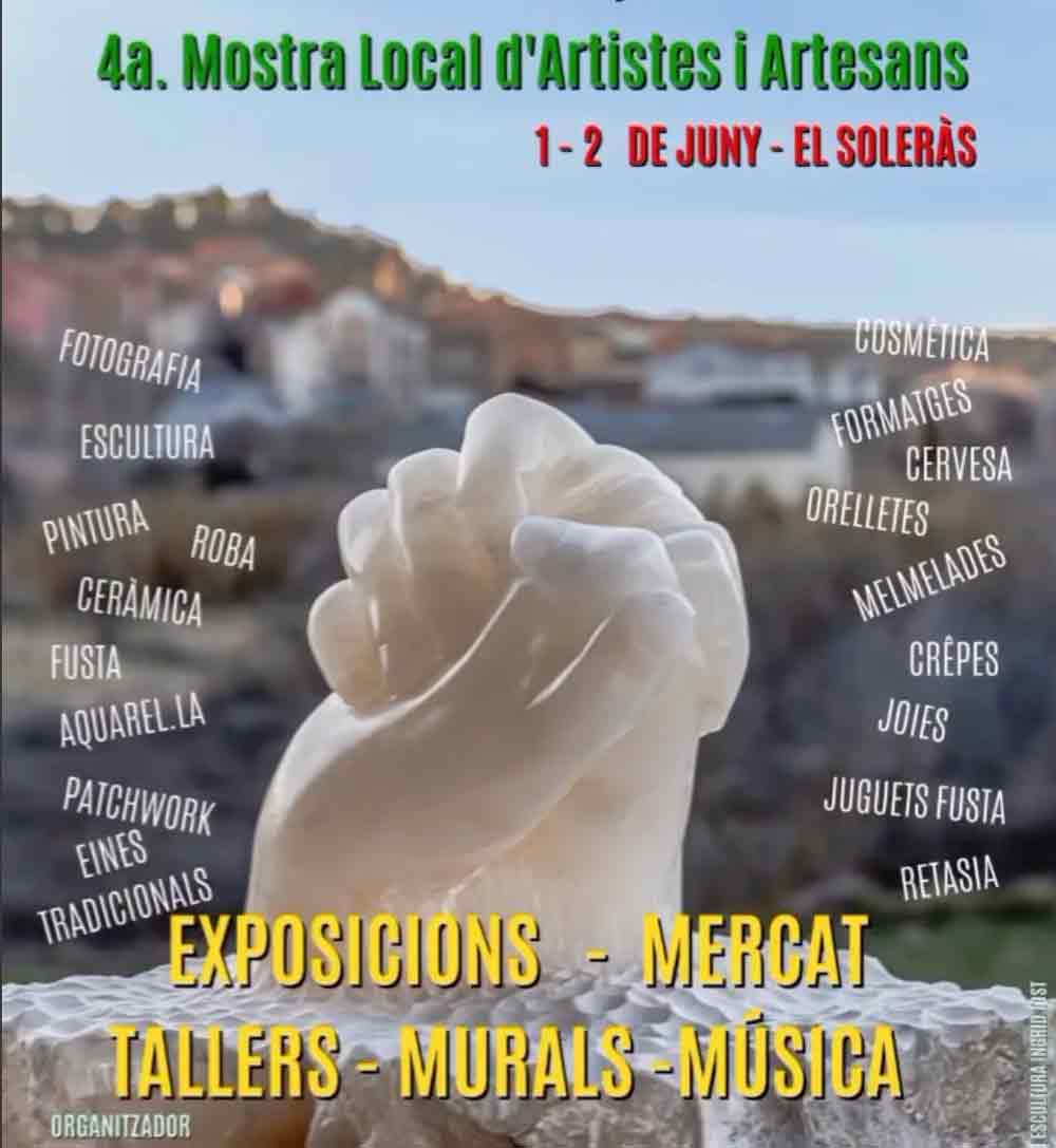 Muestra local de artistas y artesanos en El Soleràs