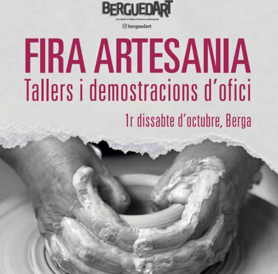 Feria de artesania en Berga